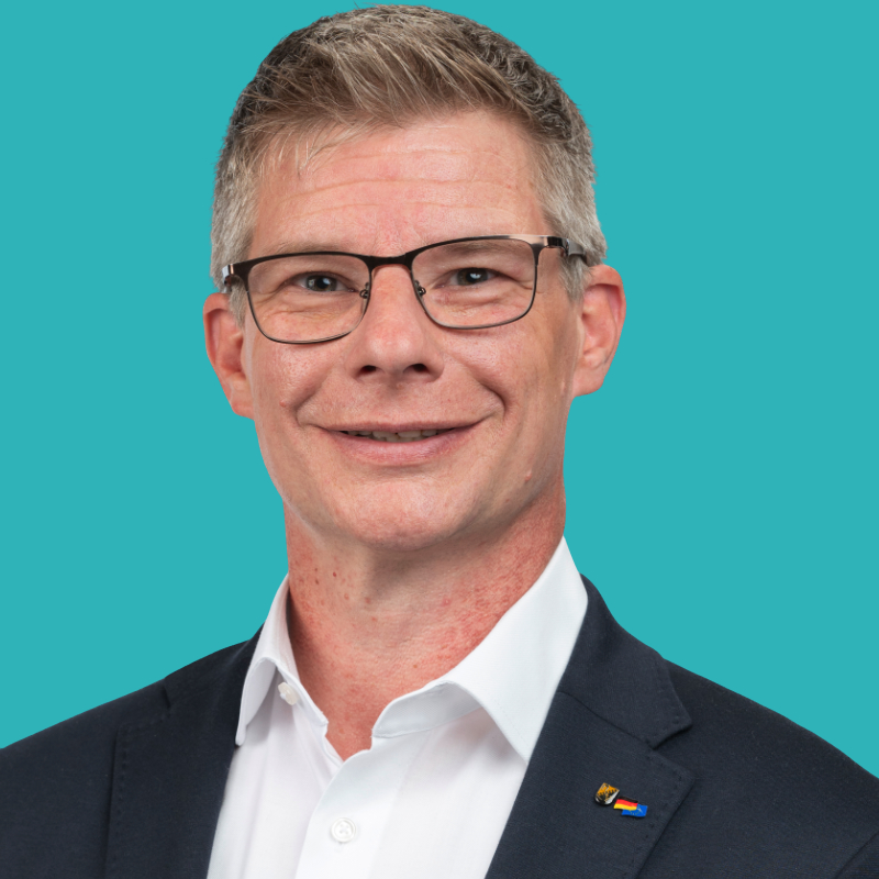 B�rgermeisterkandidat Robert Schirmbeck